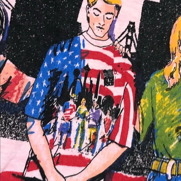 Vintage 90s See You At The Pole AOP tee - Picture 4 of 9